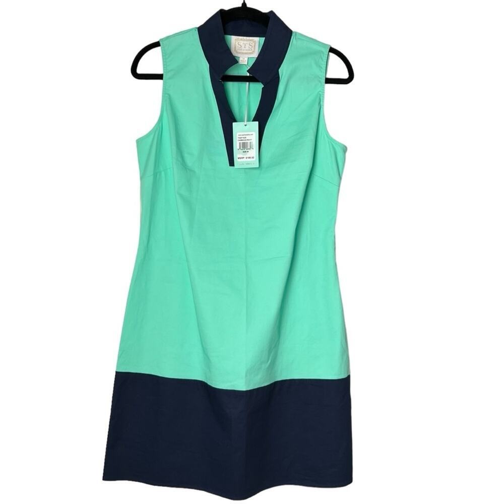 Sail to Sable Color block Tank Dress Tunic Size Medium NWT